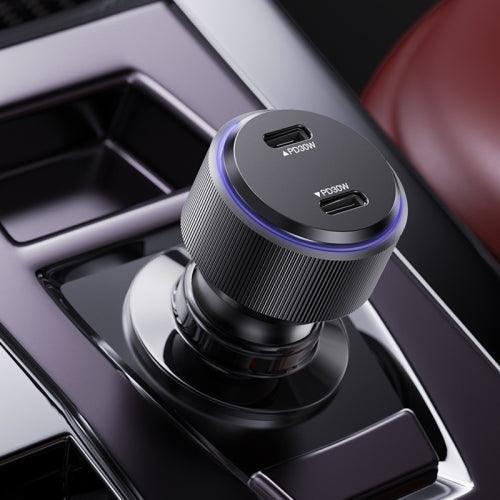 YESIDO Y48 60W HighPower Fast Charging Car Dual USB-C Charger - Miles Telecom Trading LLC YESIDO Y48 60W HighPower Fast Charging Car Dual USB-C Charger - Miles Telecom Trading LLC
